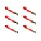 Tie 4 Safe 2" x 10' Wheel Lasso Lift Strap w/ Flat Snap Hook Tow Dolly Red, 6PK TWS21-2510-M3-R-C-6 - alternate 1